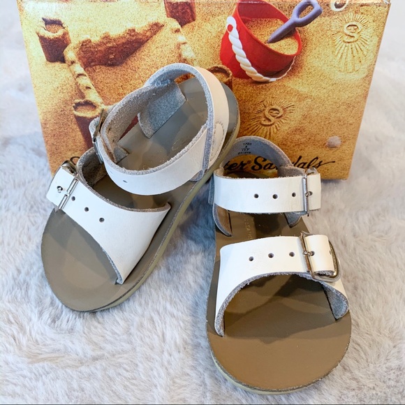 Salt Water Sandals by Hoy Other - Sun-San Surfer Saltwater Sandals White Toddler 4